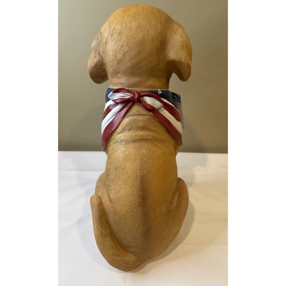 Humane Society LARGE Patriotic‎ Dog Labrador Retriever 4th July Flag Bandana